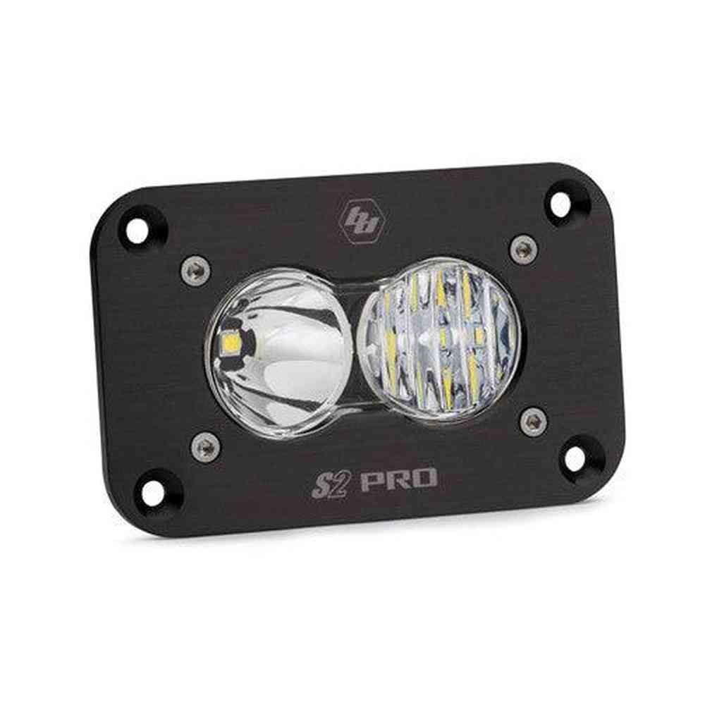 Baja Designs S2 Pro Black LED Light Pod, Driving-Combo Pattern, Clear - Apollo Off-Road