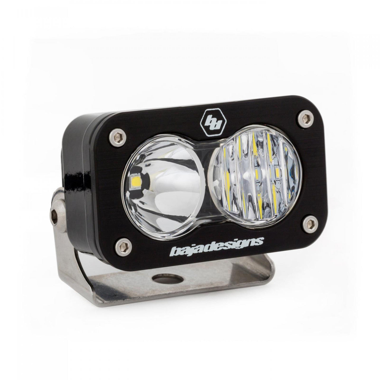 Baja Designs S2 Pro Black LED Light Pod, Driving-Combo Pattern, Clear - Apollo Off-Road