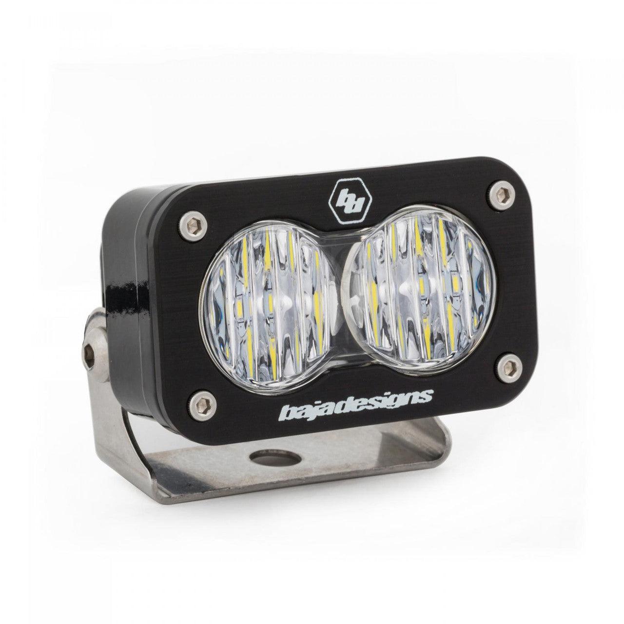 Baja Designs S2 Pro Black LED Light Pod, Wide Cornering Pattern, Clear - Apollo Off-Road