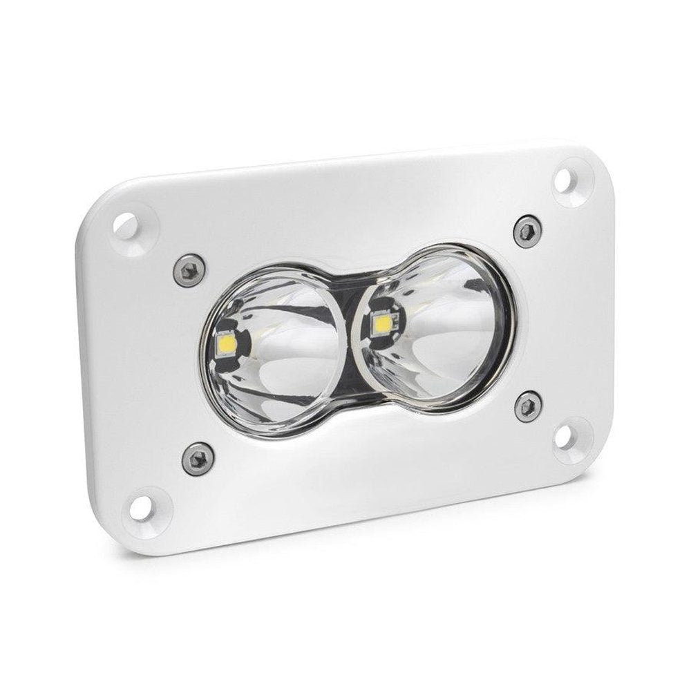 Baja Designs S2 Pro White Flush Mount LED Light Pod, Spot Pattern, Clear - Apollo Off-Road