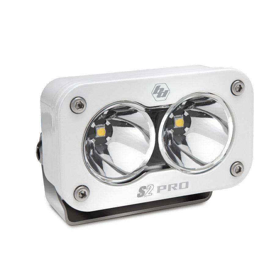 Baja Designs S2 Pro White LED Light Pod, Spot Pattern, Clear - Apollo Off-Road