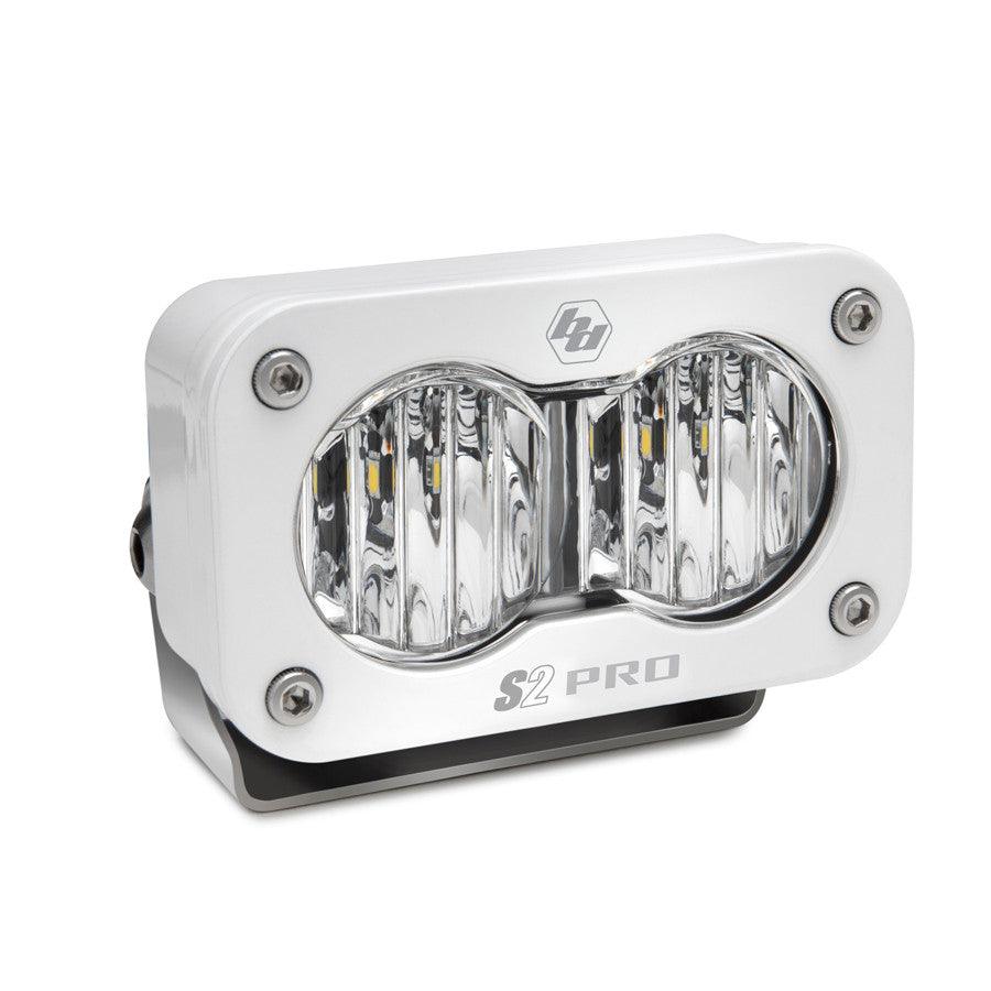 Baja Designs S2 Pro White LED Light Pod, Wide Cornering Pattern, Clear - Apollo Off-Road