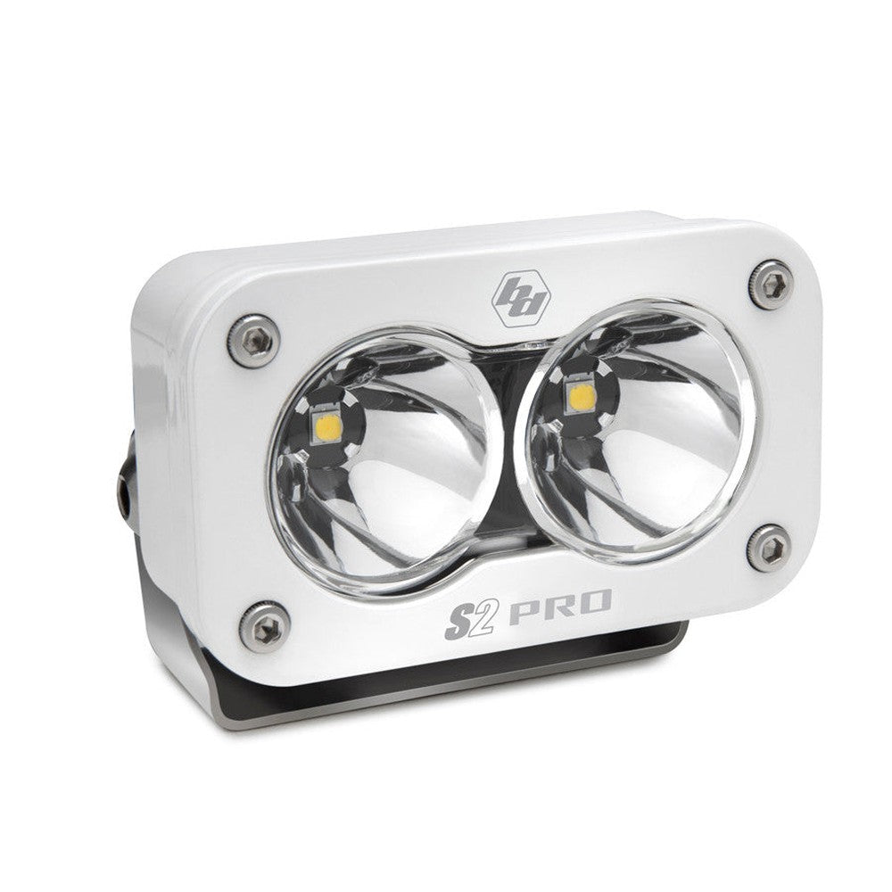 Baja Designs S2 Pro White LED Light Pod, Work-Scene Pattern, Clear - Apollo Off-Road