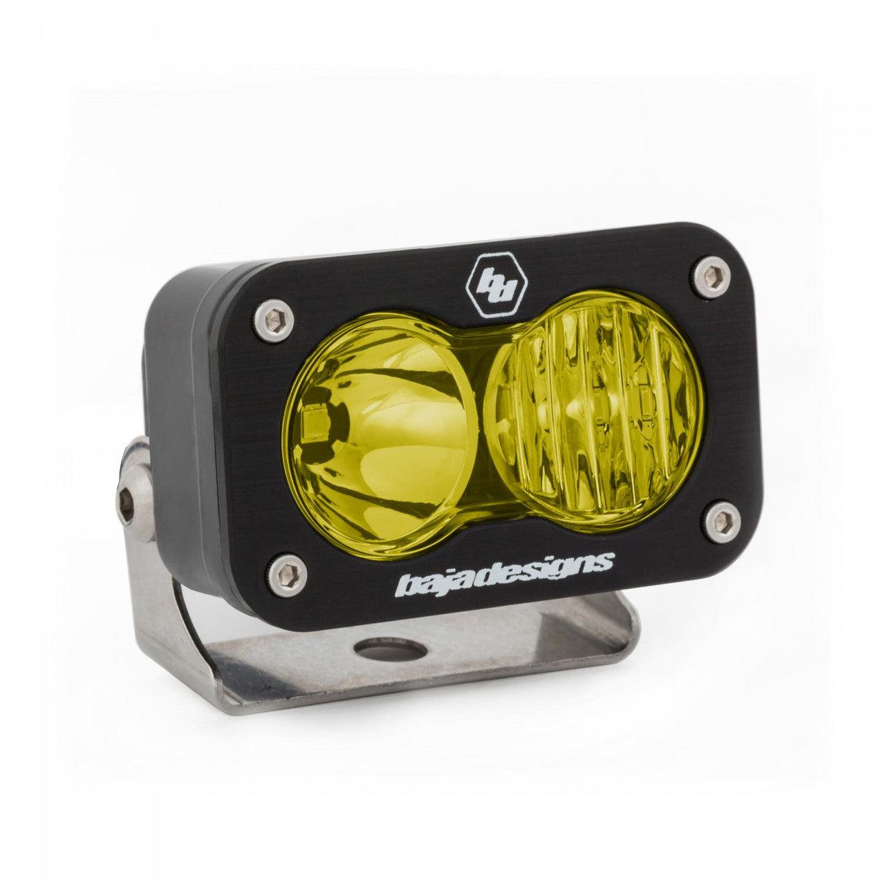 Baja Designs S2 Sport Black LED Light Pod, Driving-Combo Pattern, Amber - Apollo Off-Road
