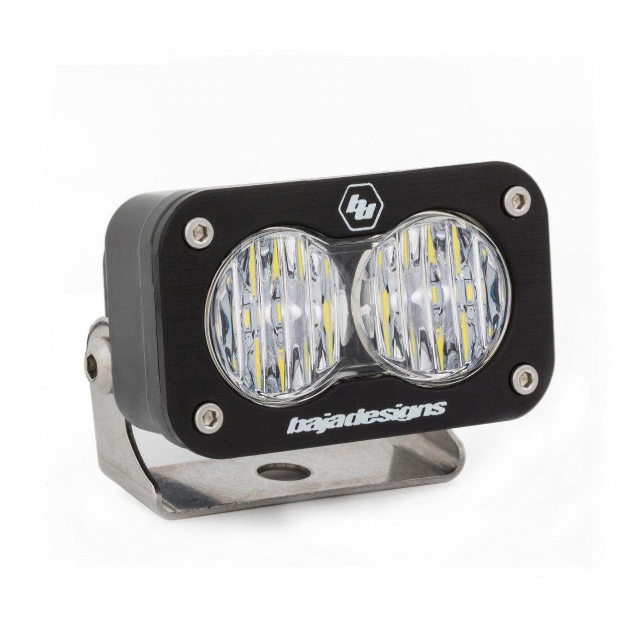 Baja Designs S2 Sport Black LED Light Pod, Wide Cornering Pattern, Clear - Apollo Off-Road
