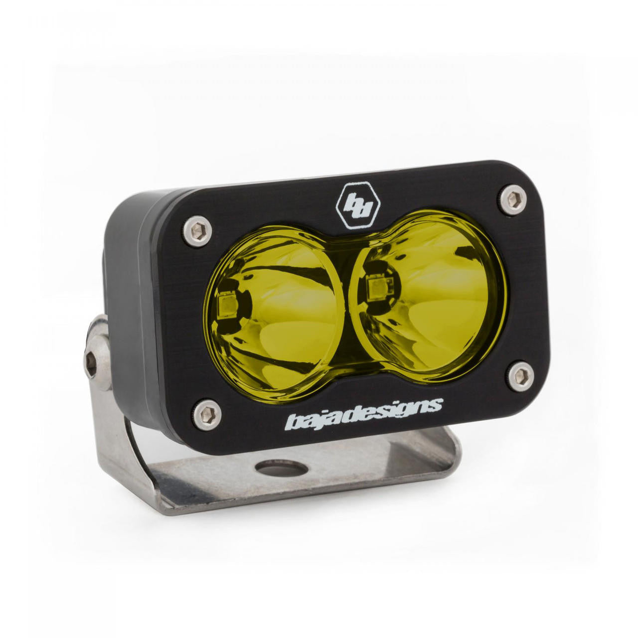 Baja Designs S2 Sport Black LED Light Pod, Work-Scene Pattern, Amber - Apollo Off-Road