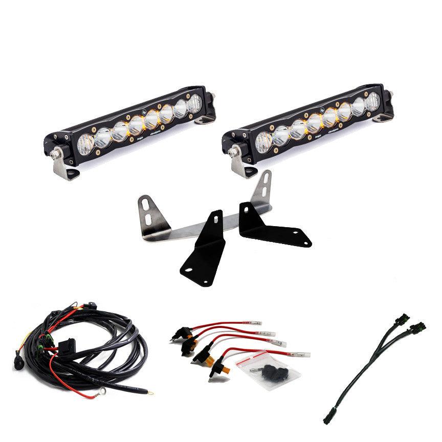 Baja Designs S8 Dual 10 Inch Grille Light Bar Kit - Ford 2018-20 F-150 - Apollo Off-Road