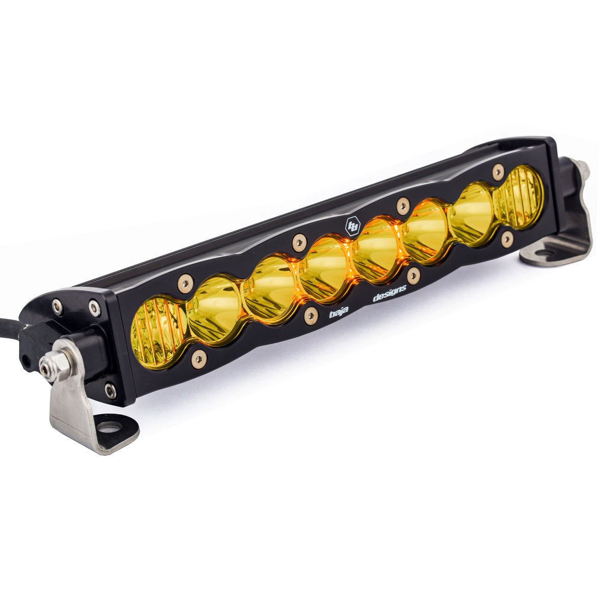 Baja Designs S8 Straight LED Light Bar, Driving-Combo Pattern, Amber, 10 Inch - Apollo Off-Road