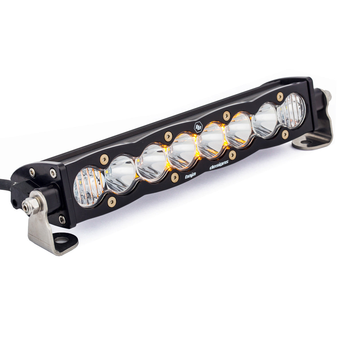 Baja Designs S8 Straight LED Light Bar, Driving-Combo Pattern, Clear, 10 Inch - Apollo Off-Road