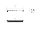 Baja Designs S8 Straight LED Light Bar, Driving-Combo Pattern, Clear, 20 Inch - Apollo Off-Road