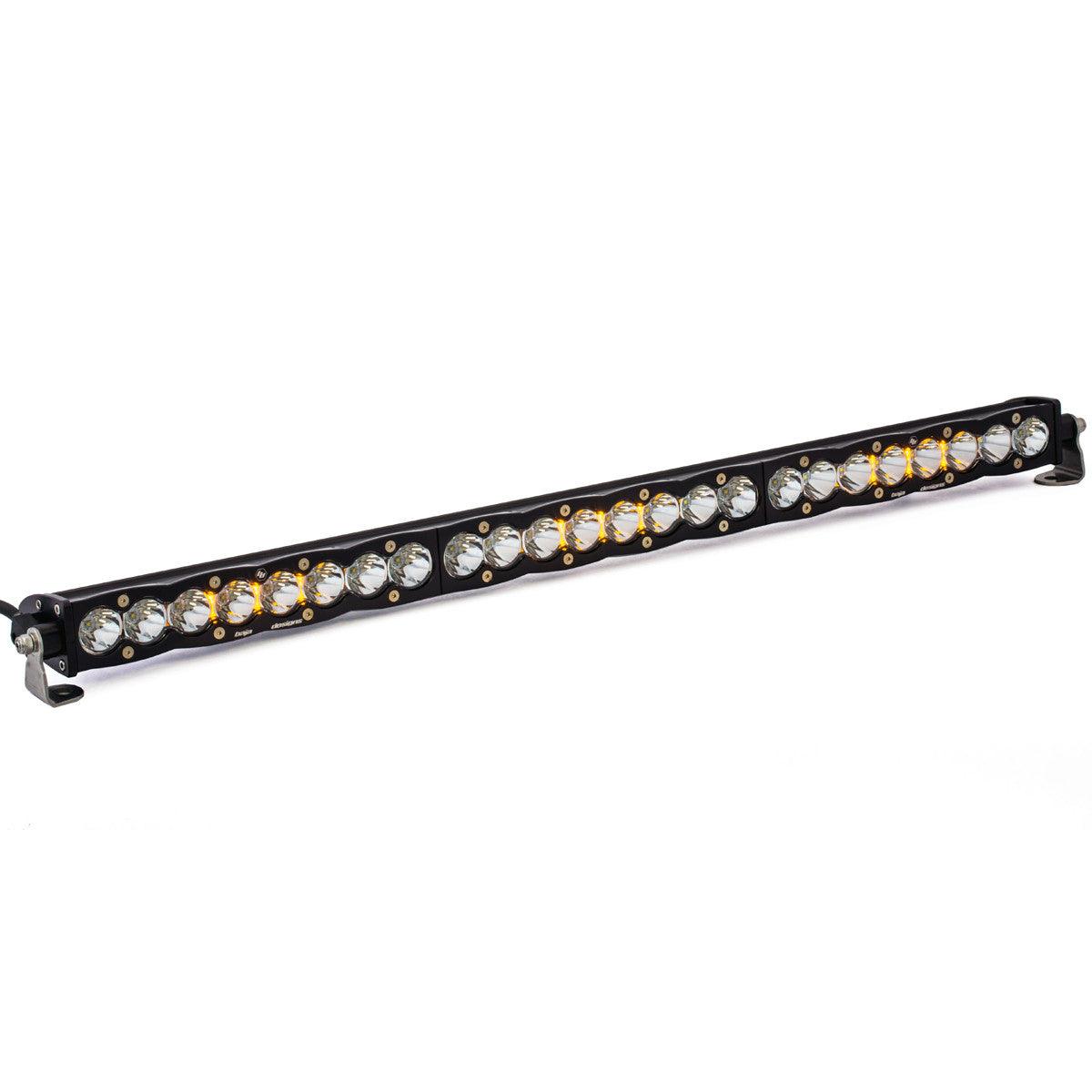 Baja Designs S8 Straight LED Light Bar, Spot Pattern, Clear, 30 Inch - Apollo Off-Road