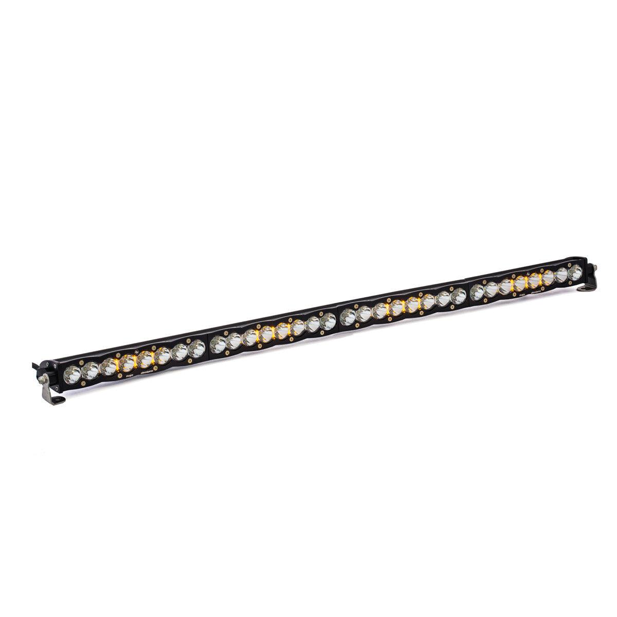 Baja Designs S8 Straight LED Light Bar, Spot Pattern, Clear, 40 Inch - Apollo Off-Road