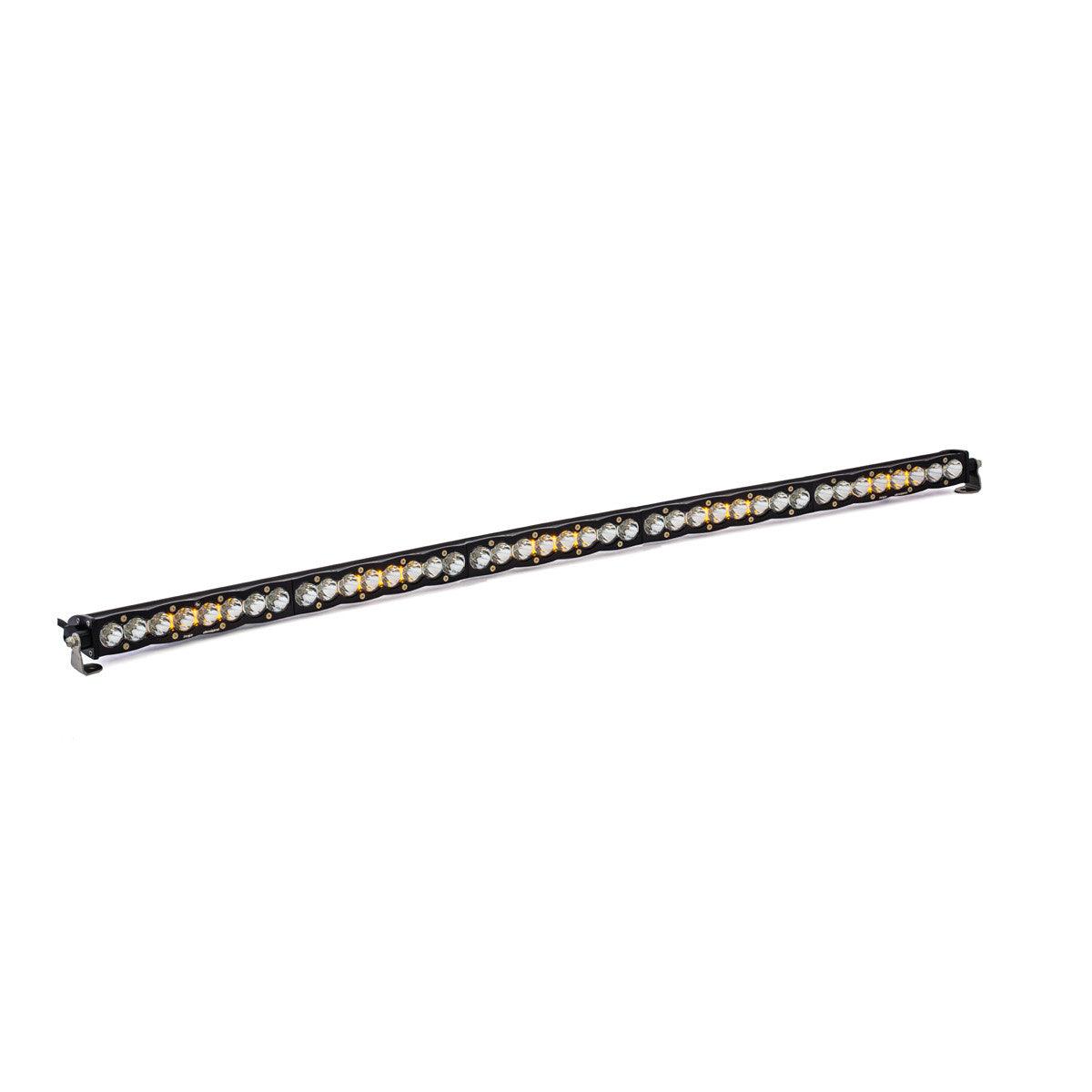 Baja Designs S8 Straight LED Light Bar, Spot Pattern, Clear, 50 Inch - Apollo Off-Road
