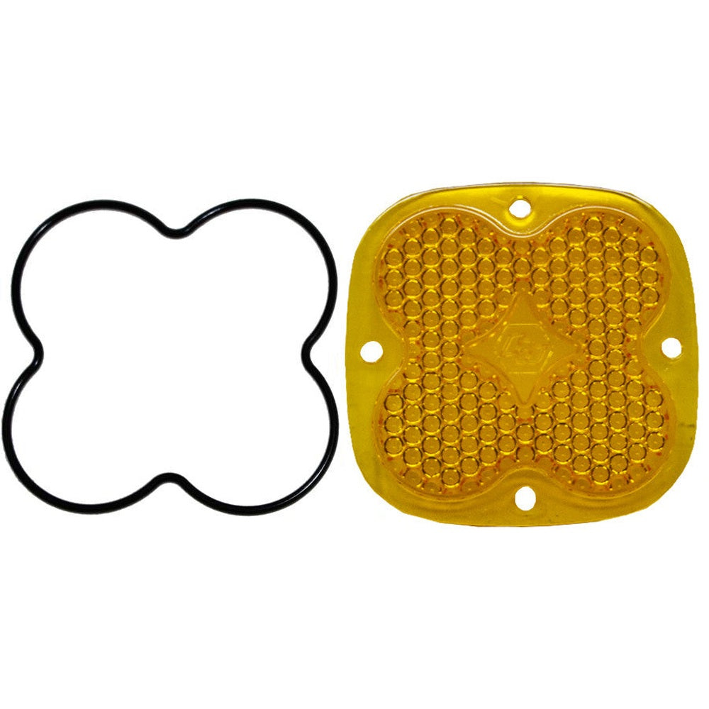 Baja Designs Squadron Light Pod Lens Kit, Work-Scene Pattern, Baja Amber - Apollo Off-Road