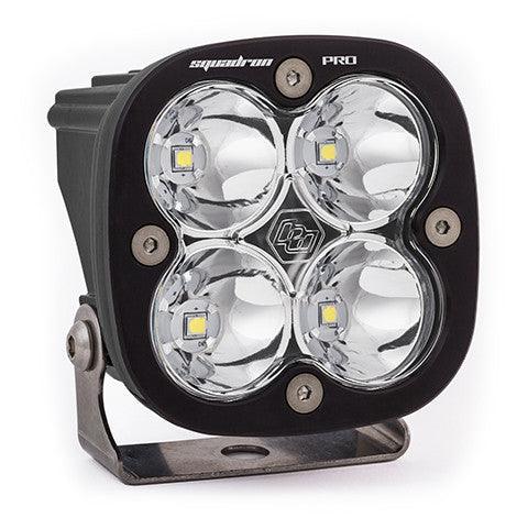 Baja Designs Squadron Pro Black LED Light Pod, Spot Pattern, Clear - Apollo Off-Road