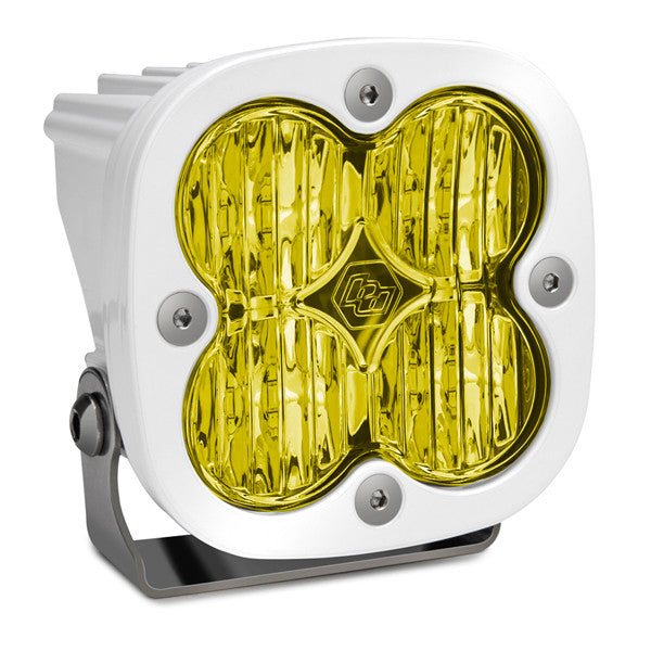 Baja Designs Squadron Pro White LED Light Pod, Wide Cornering Pattern, Amber - Apollo Off-Road