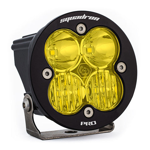 Baja Designs Squadron-R Pro Black LED Light Pod, Driving-Combo Pattern, Amber - Apollo Off-Road