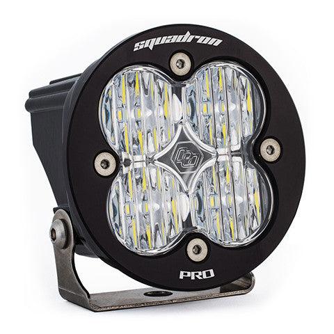 Baja Designs Squadron-R Pro Black LED Light Pod, Wide Cornering Pattern, Clear - Apollo Off-Road