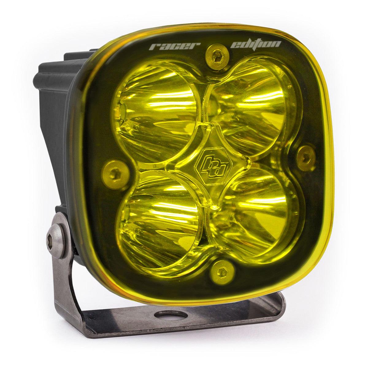 Baja Designs Squadron Racer Edition LED Light Pod, Racer Spot Pattern, Amber - Apollo Off-Road