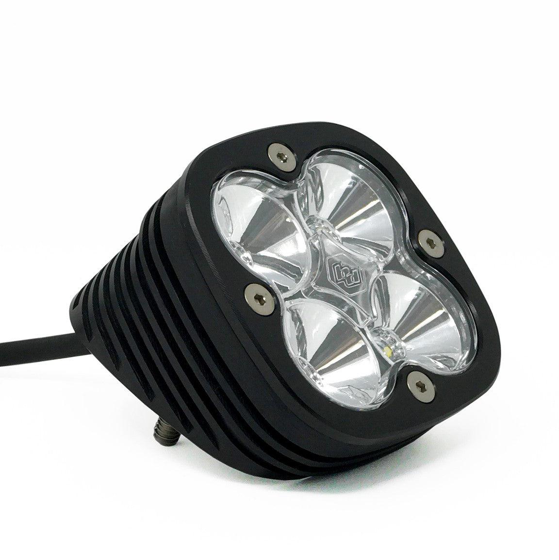 Baja Designs Squadron Sport Black Angle Mount LED Light Pod, Work-Scene Pattern, Clear - Apollo Off-Road
