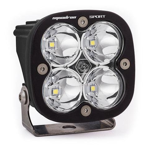 Baja Designs Squadron Sport Black LED Light Pod, Spot Pattern, Clear - Apollo Off-Road
