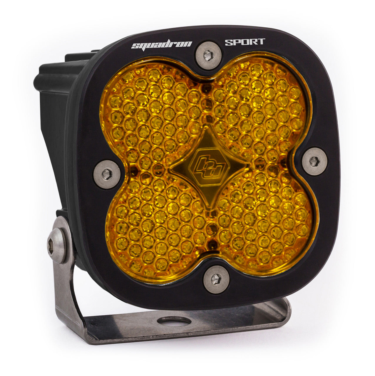 Baja Designs Squadron Sport Black LED Light Pod, Work-Scene Pattern, Amber - Apollo Off-Road