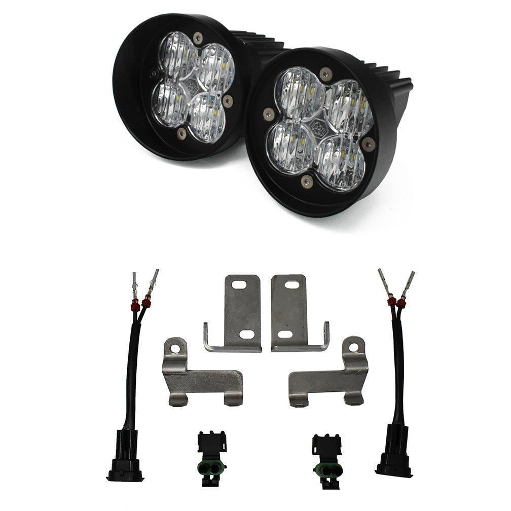 Baja Designs Toyota Squadron-R Sport Clear Fog Pocket Light Kit - Toyota 2010-22 4Runner, 2012-22 Tacoma, 2014-21 Tundra - Apollo Off-Road