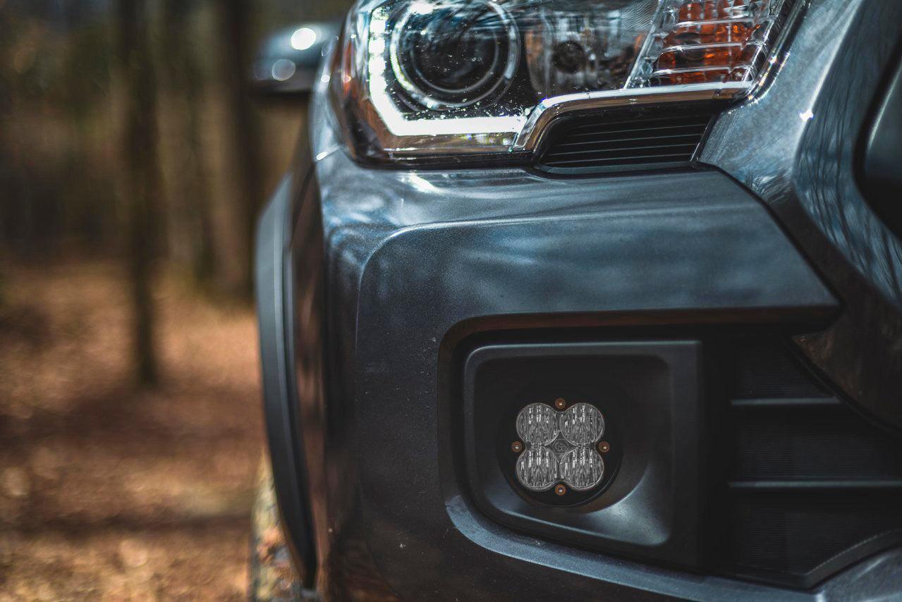 Baja Designs Toyota Squadron-R Sport Clear Fog Pocket Light Kit - Toyota 2010-22 4Runner, 2012-22 Tacoma, 2014-21 Tundra - Apollo Off-Road