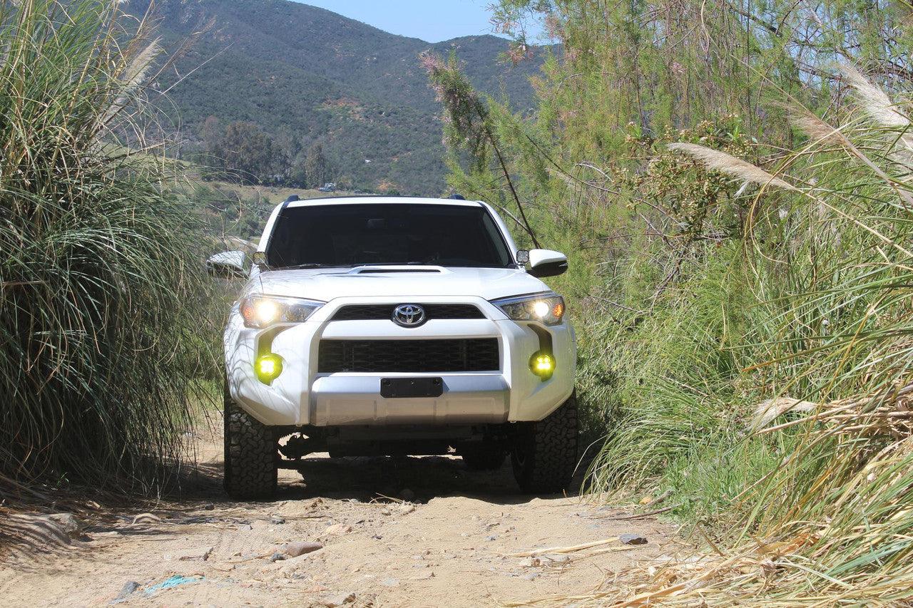 Baja Designs Toyota Squadron-R Sport Clear Fog Pocket Light Kit - Toyota 2010-22 4Runner, 2012-22 Tacoma, 2014-21 Tundra - Apollo Off-Road