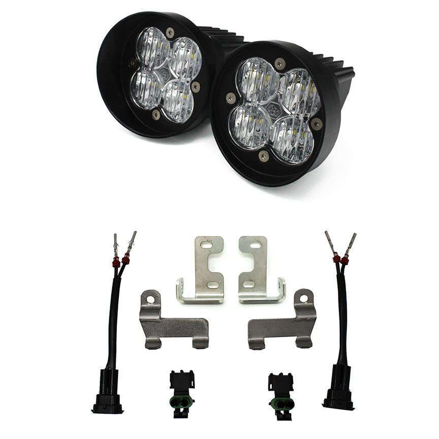 Baja Designs Toyota Squadron-R Sport Clear Fog Pocket Light Kit - Toyota 2016-21 RAV4, 2014-19 Highlander - Apollo Off-Road