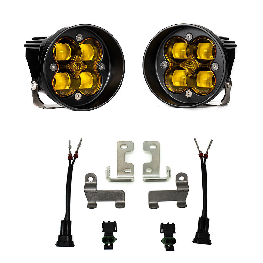 Baja Designs Toyota Tacoma-Tundra 4Runner Squadron SAE Amber Spot - Apollo Off-Road