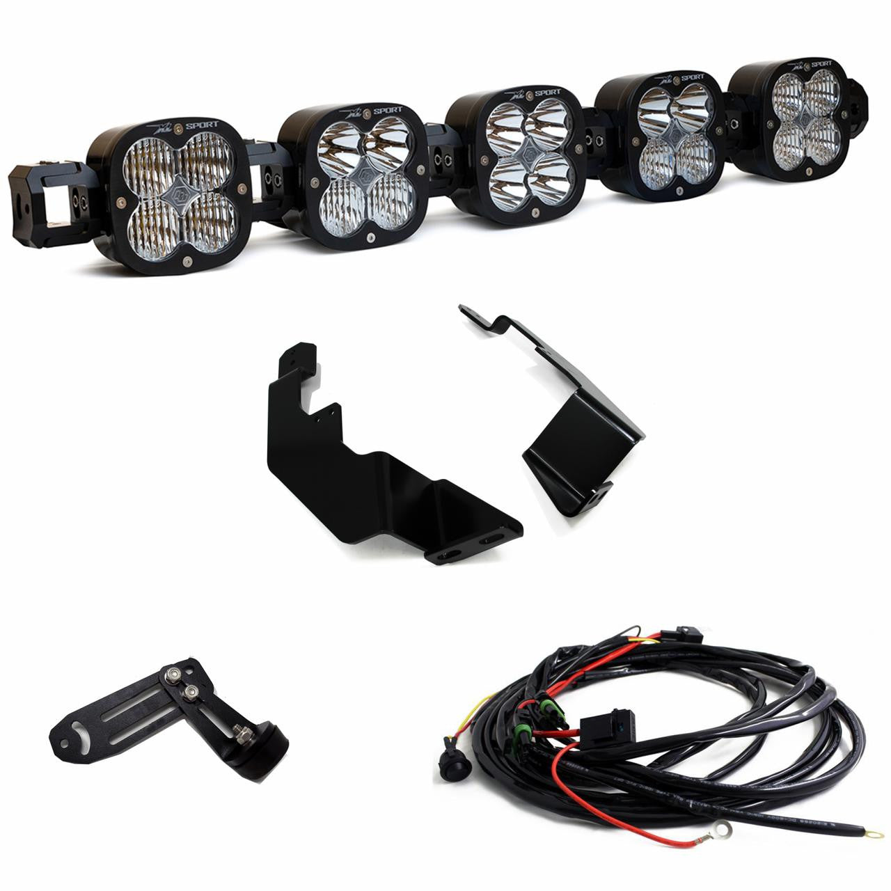 Baja Designs Toyota XL-Linkable 5-light Bumper Light Kit - Toyota 2016-21 Tacoma - Apollo Off-Road