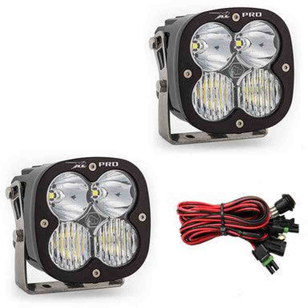 Baja Designs XL Pro LED Light Pod Pair, Driving-Combo Pattern, Clear - Apollo Off-Road