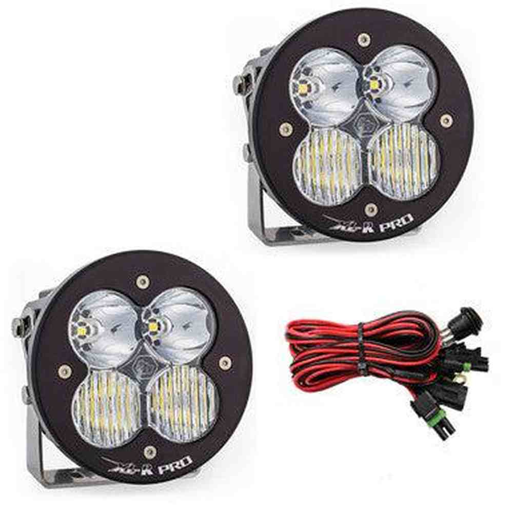 Baja Designs XL-R Pro LED Light Pod Pair, Driving-Combo Pattern, Clear - Apollo Off-Road