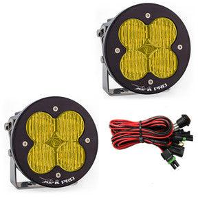 Baja Designs XL-R Pro LED Light Pod Pair, Wide Cornering Pattern, Amber - Apollo Off-Road
