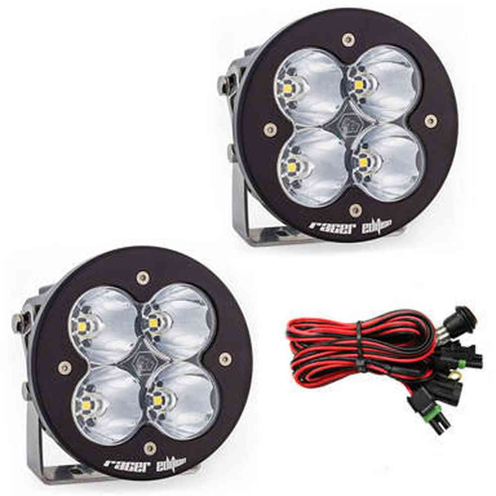 Baja Designs XL-R Racer Edition LED Light Pod Pair, Racer Spot Pattern, Clear - Apollo Off-Road