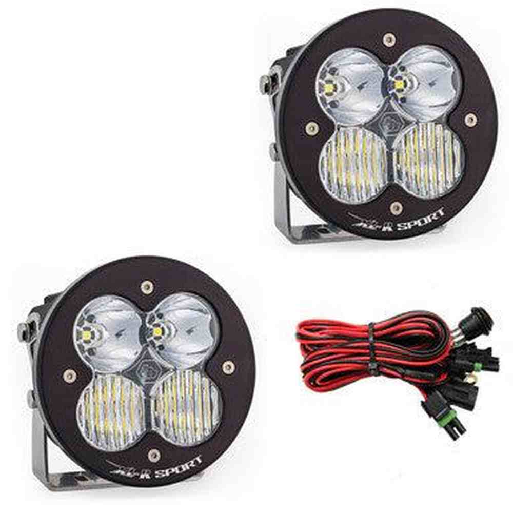 Baja Designs XL-R Sport LED Light Pod Pair, Driving-Combo Pattern, Clear - Apollo Off-Road