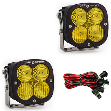 Baja Designs XL Sport LED Light Pod Pair, Driving-Combo Pattern, Amber - Apollo Off-Road
