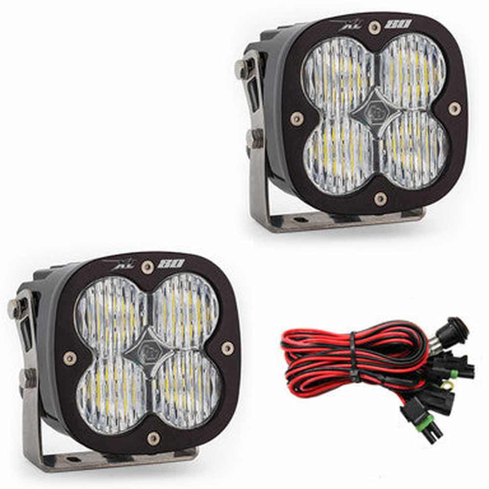 Baja Designs XL80 LED Light Pod Pair, Wide Cornering Pattern, Clear - Apollo Off-Road