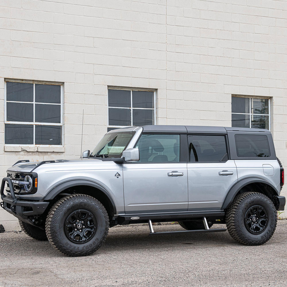 Bronco Side Step Sliders For 21-Pres Bronco 4 Door Models Set - Apollo Off-Road