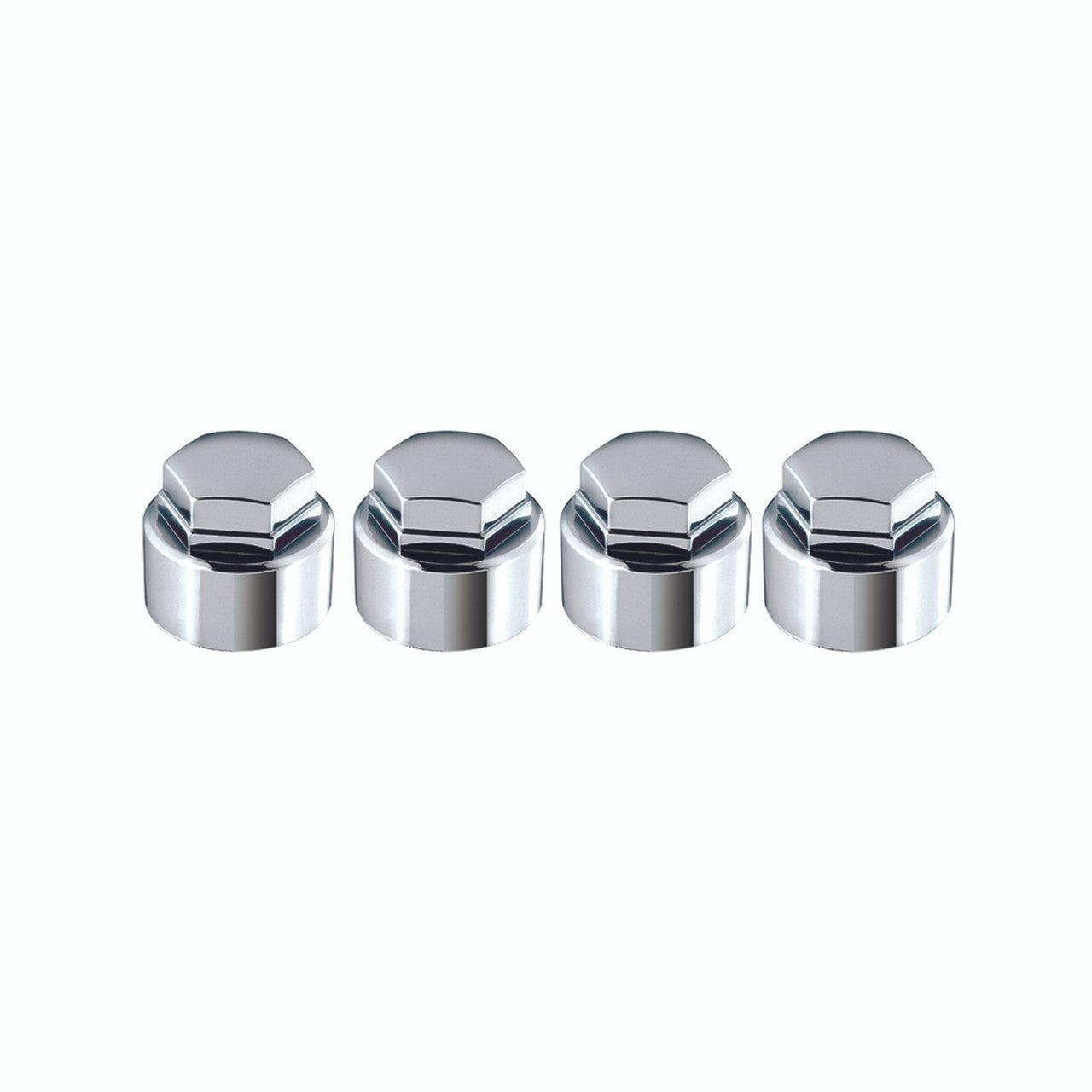 Chrome Nylon Caps- For use with PN- 24010-24013 70006 - Apollo Off-Road