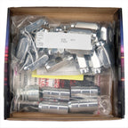 Cone Seat Exposed Style 23-Piece Wheel Installation Kit-Chrome 84585 - Apollo Off-Road