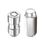 Cone Seat Exposed Style 23-Piece Wheel Installation Kit-Chrome 84585 - Apollo Off-Road