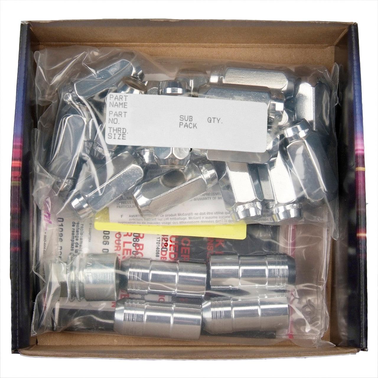 Cone Seat Exposed Style Wheel Installation Kit-Chrome 84560 - Apollo Off-Road