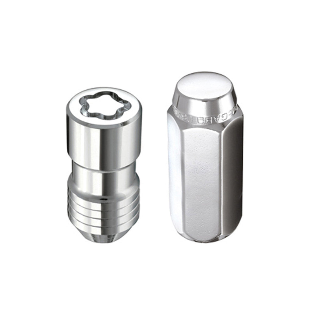 Cone Seat Exposed Style Wheel Installation Kit-Chrome 84805 - Apollo Off-Road