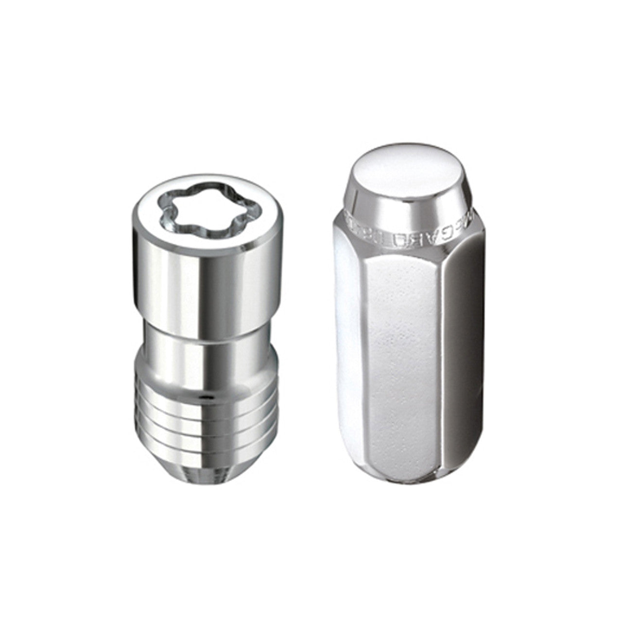 Cone Seat Exposed Style Wheel Installation Kit-Chrome 84805 - Apollo Off-Road