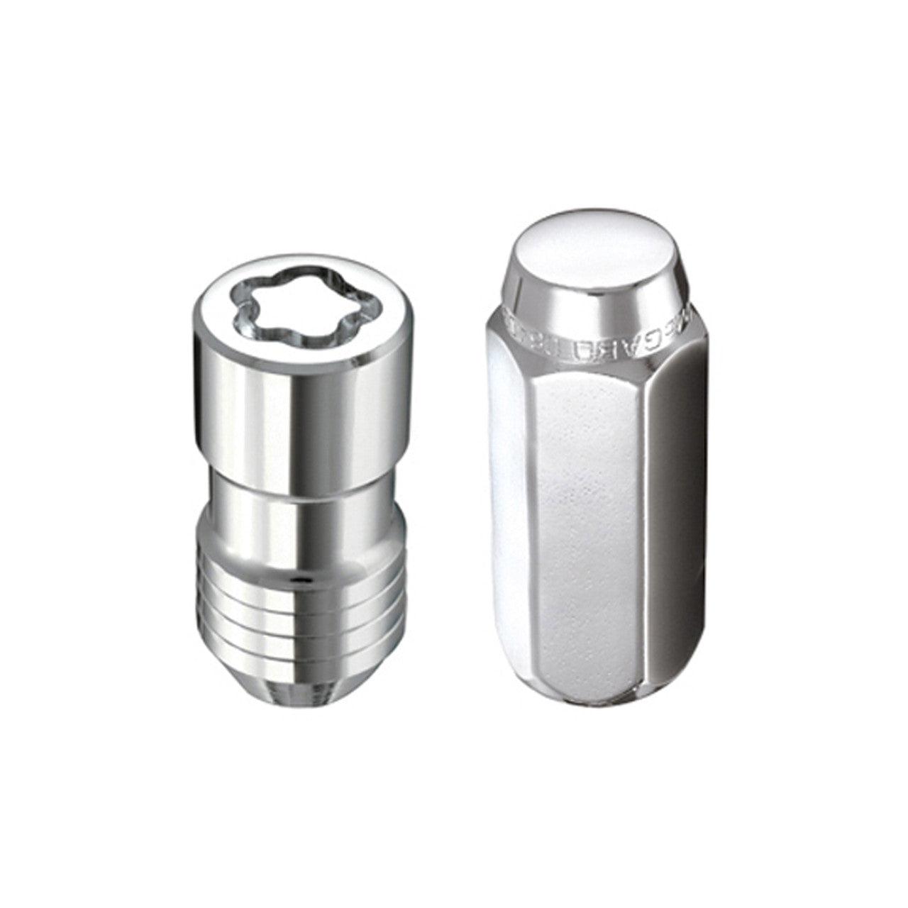 Cone Seat Exposed Style Wheel Installation Kit-Chrome 84825 - Apollo Off-Road