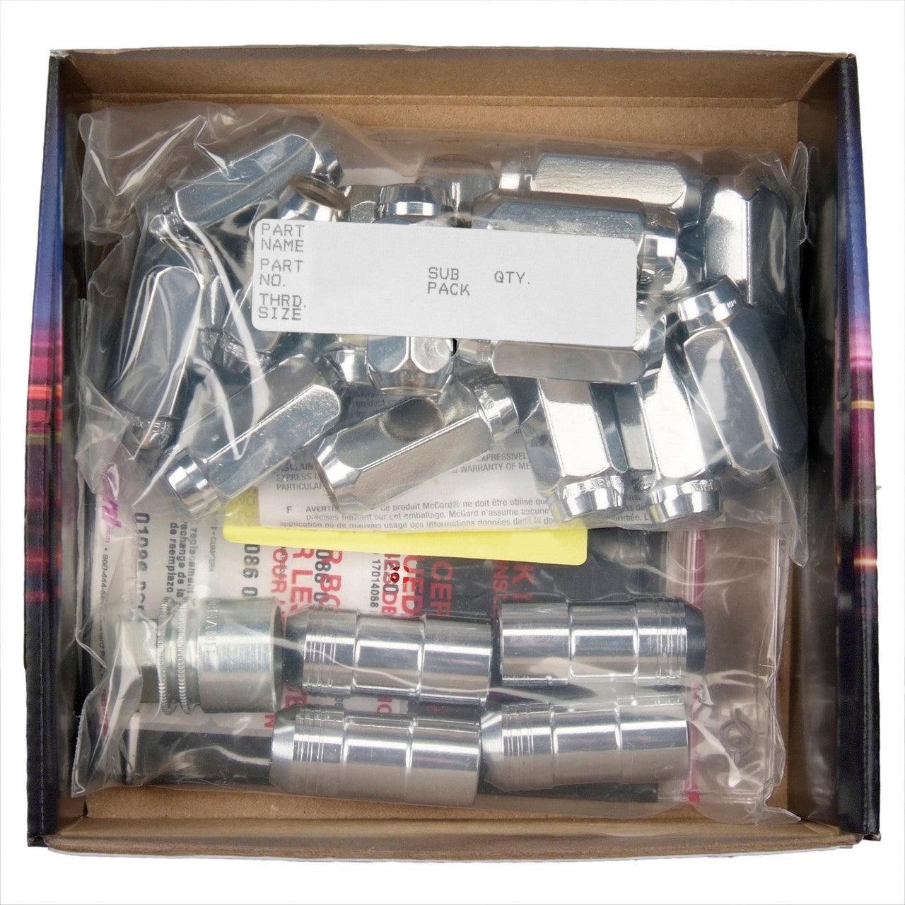 Cone Seat Exposed Style Wheel Installation Kit-Chrome 84825 - Apollo Off-Road