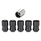 Cone Seat Exposed Style Wheel Locks-Black-5 Lock set 24526 - Apollo Off-Road