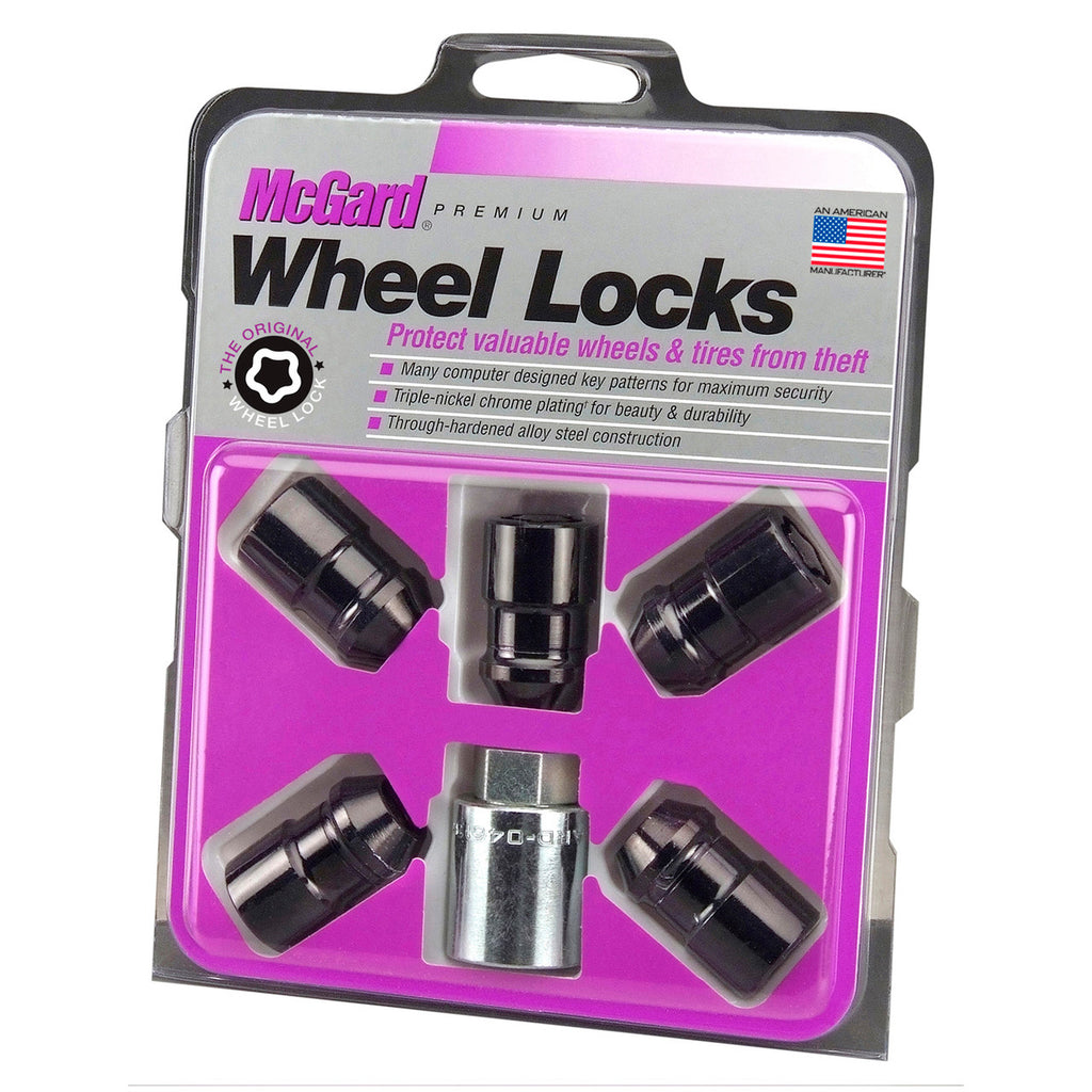 Cone Seat Exposed Style Wheel Locks-Black-5 Lock set 24526 - Apollo Off-Road
